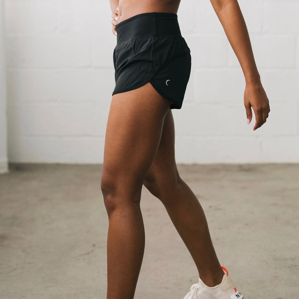 Zyia Active Black Woman’s Trainer Sportswear Shorts Size Medium